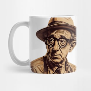 Woody Allen Portrait Mug